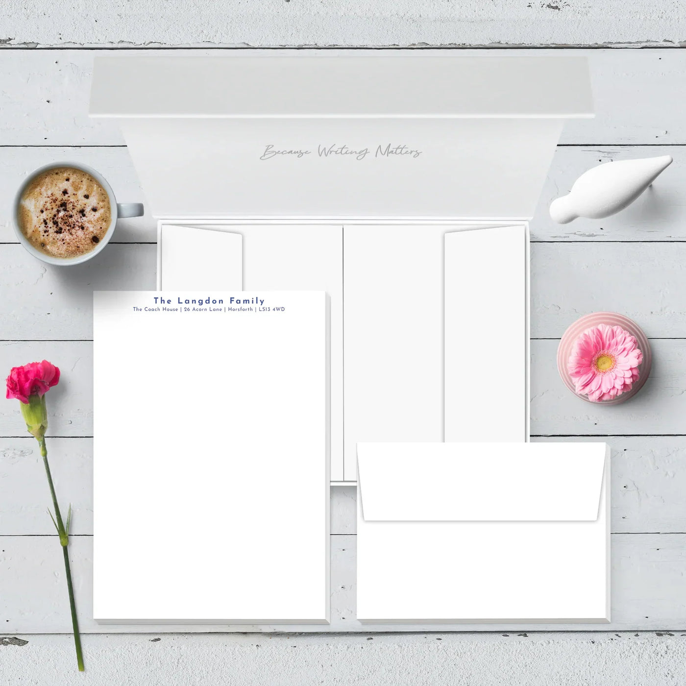 personalised letter writing stationery