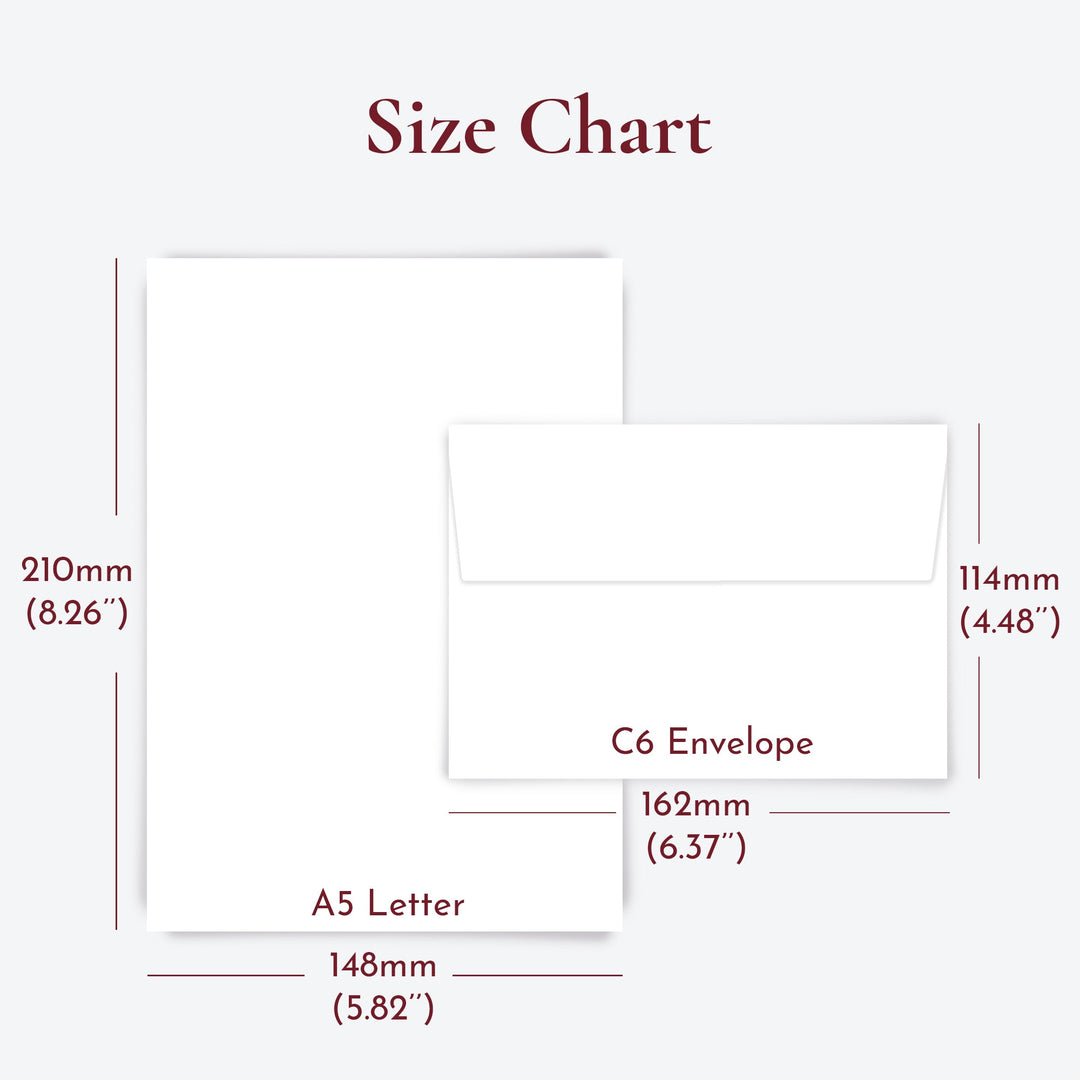 Love Heart Letter Writing Set – Me Loovely