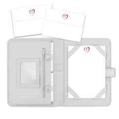 Love Heart Letter Writing Set with Organiser