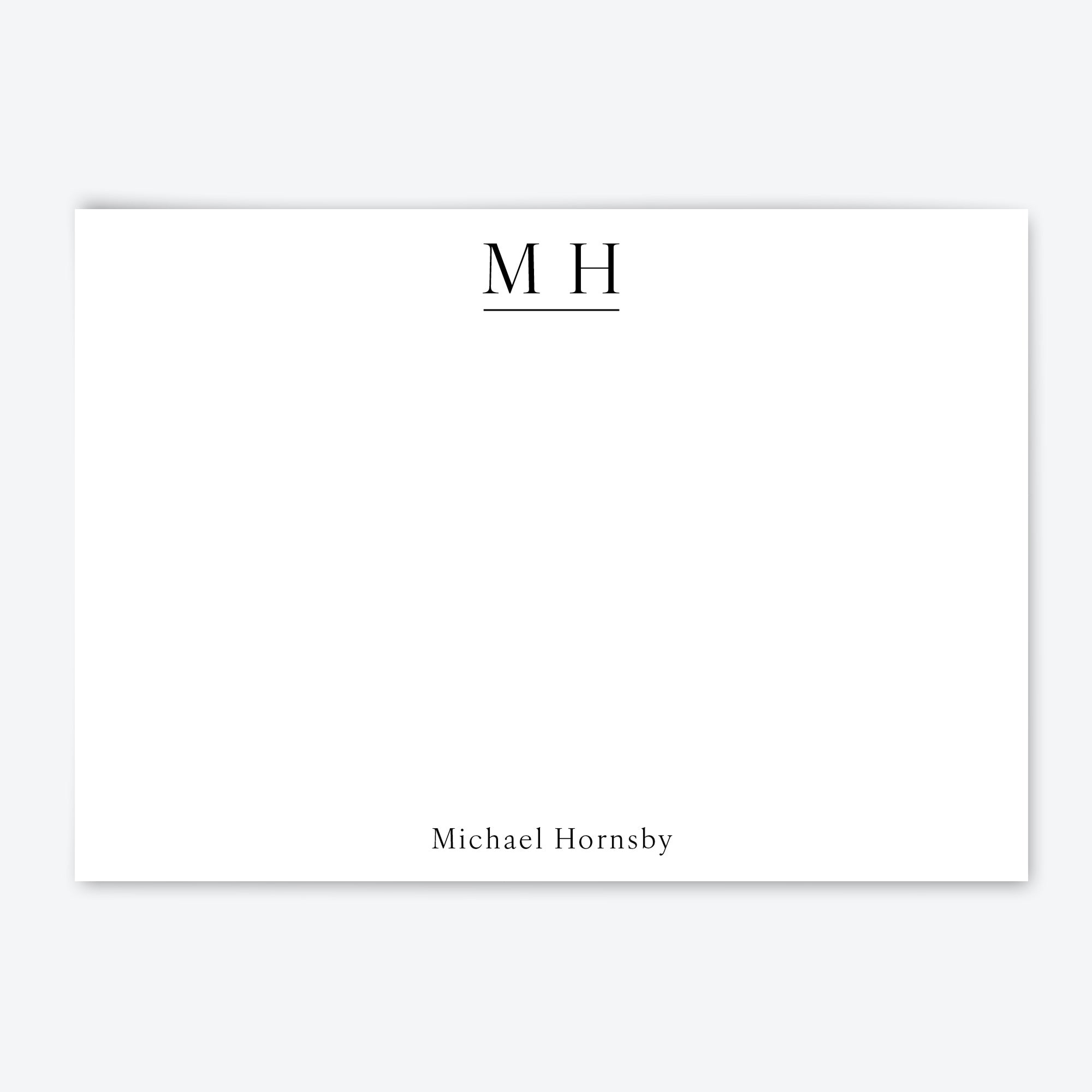 Personalised Flat Notecard Stationery Set - York – Me Loovely