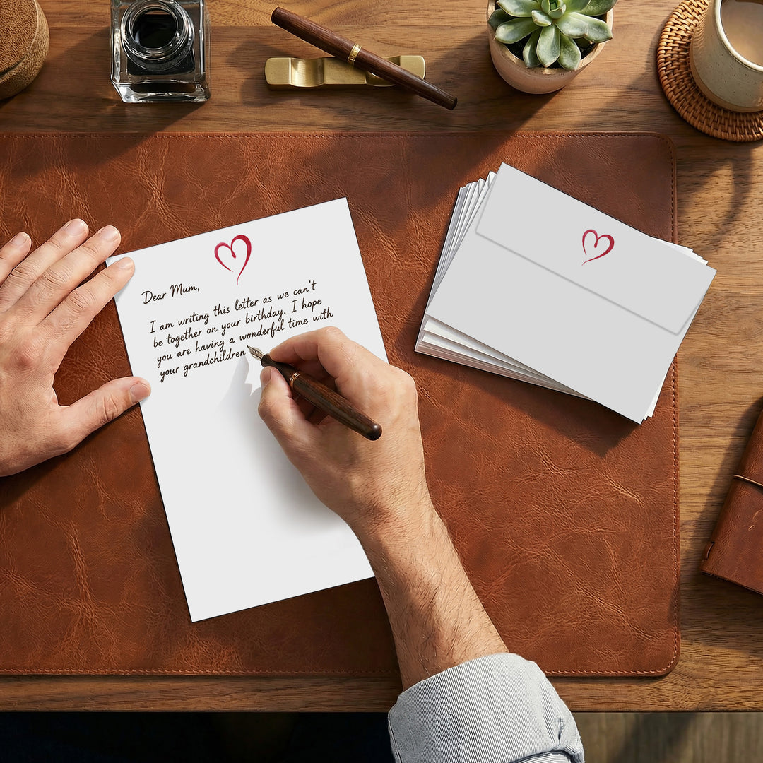 Love Heart Letter Writing Set – Me Loovely