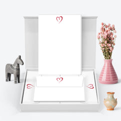 Love Heart Letter Writing Set