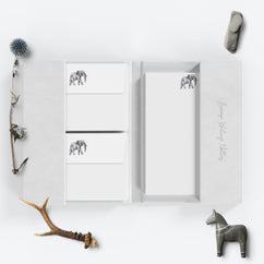 Elephant Letter Writing Set in Writing Folder