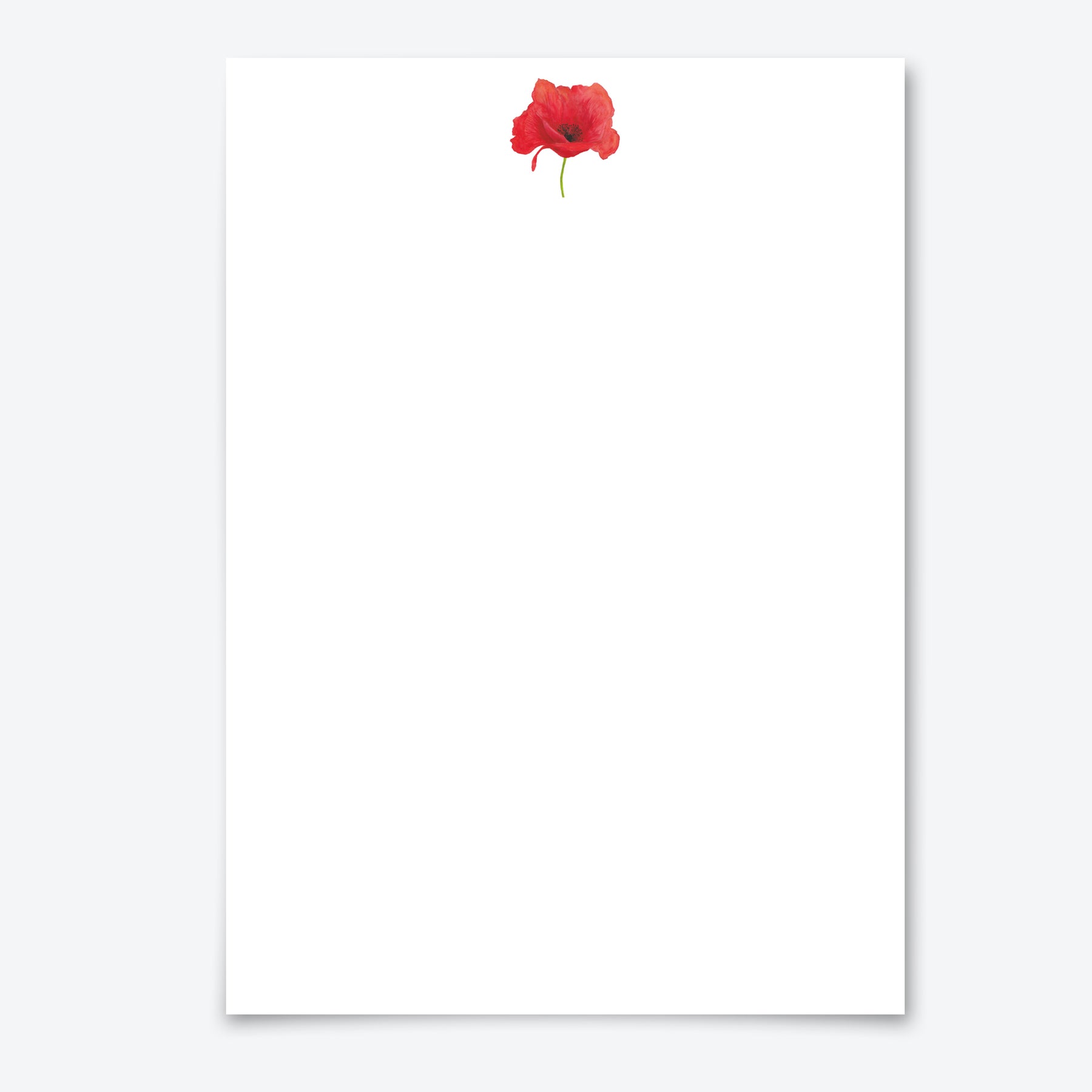 Red Poppy Letter Writing Set – Me Loovely